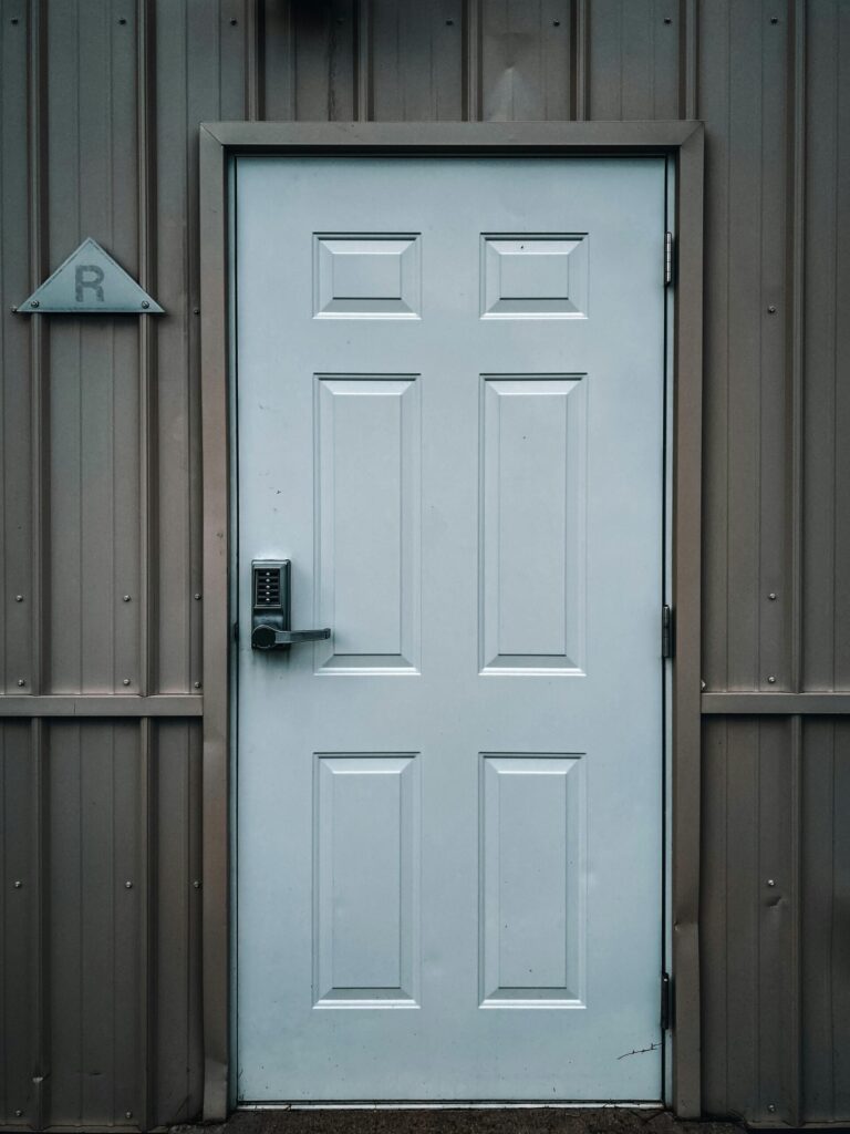 a secure door
